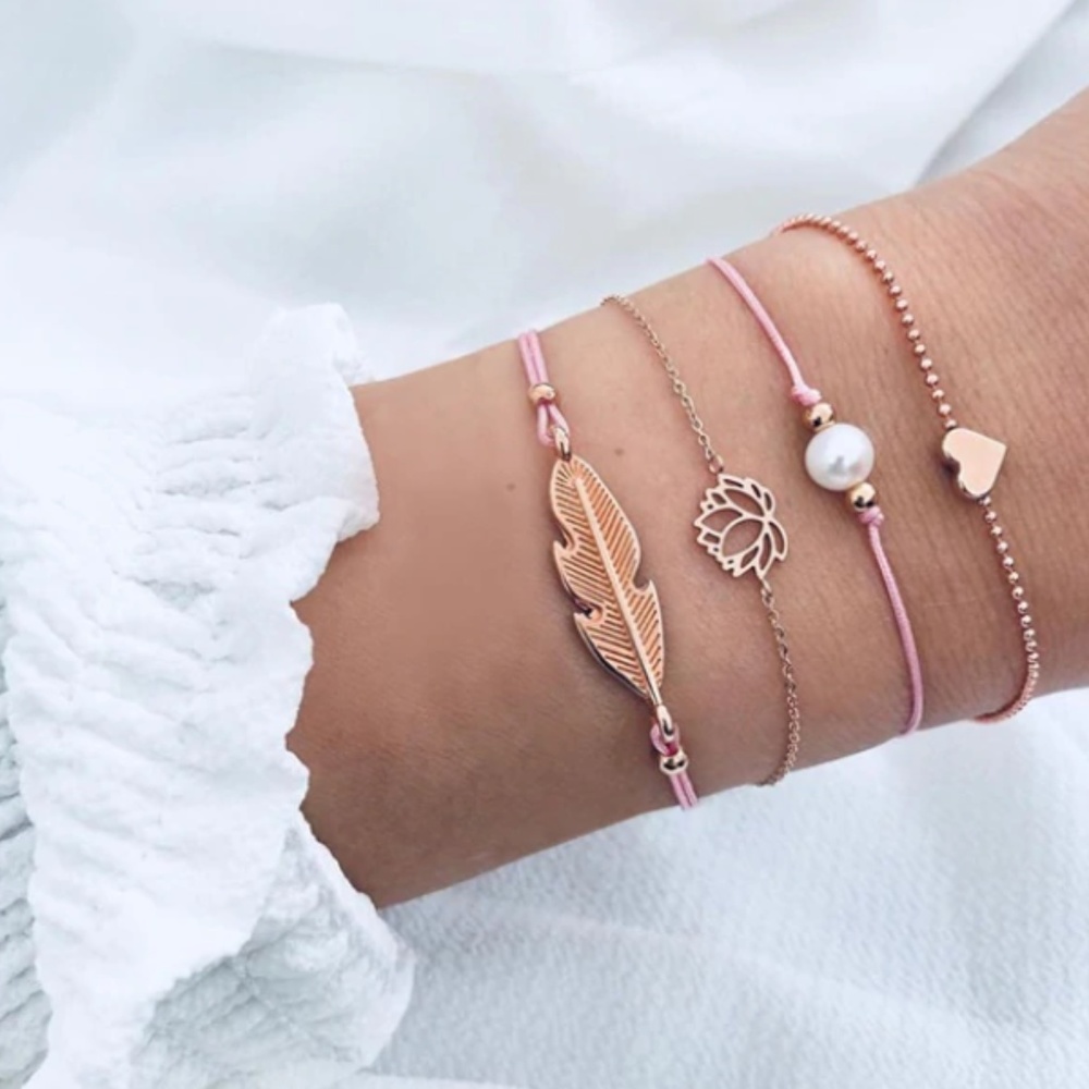 3 for $20 Boho Rose Love Bracelet